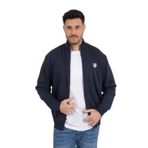 Cotton Zip-Up Cardigan Camberabero image-1