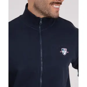 Cotton Zip-Up Cardigan Camberabero image-3