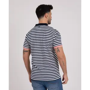 Striped Flamme Cotton Polo Camberabero image-1