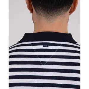 Striped Flamme Cotton Polo Camberabero image-3