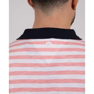 Striped Flamme Cotton Polo Camberabero image-4