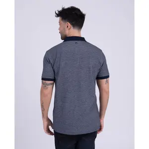 Short Sleeve Fancy Knit Polo Camberabero image-1