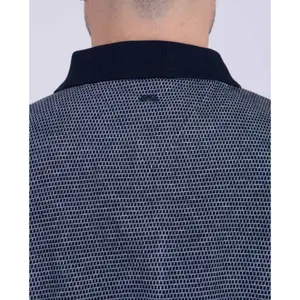 Short Sleeve Fancy Knit Polo Camberabero image-2
