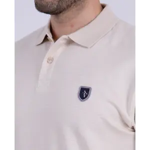 Short Sleeve Fancy Knit Polo Camberabero image-2