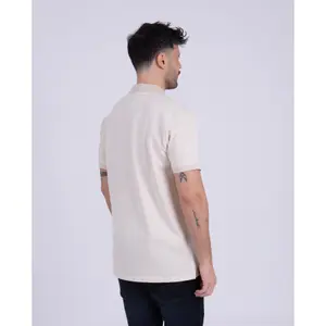 Short Sleeve Fancy Knit Polo Camberabero image-1