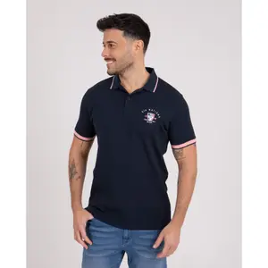 Polo από πλεκτό με σχέδιο Camberabero image-1