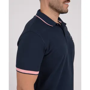 Polo από πλεκτό με σχέδιο Camberabero image-4