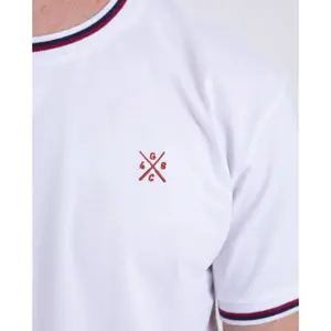 T-shirt i melerat bomull Camberabero image-2