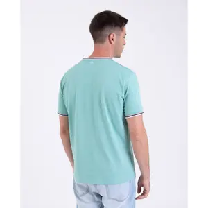 T-shirt i melerat bomull Camberabero image-1