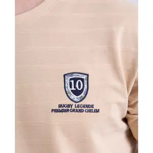 T-shirt in gestreepte piqué stof Camberabero image-3