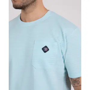 Fancy Knit T-shirt with Patch Pocket Camberabero image-2