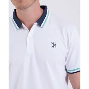 Polo mit gestreiftem Rippstrick Camberabero image-2