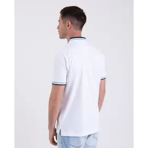 Polo mit gestreiftem Rippstrick Camberabero image-1