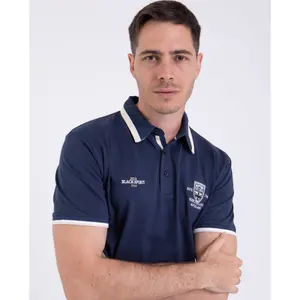 Polo-Shirt mit Stickereien Brust Camberabero image-3