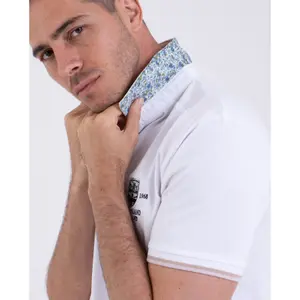 Polo-Shirt mit Stickereien Brust Camberabero image-3