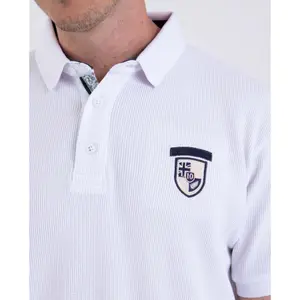 Polo aus gemustertem Strick Camberabero GC68 image-2