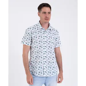 Floral Seersucker Shirt Camberabero image-1