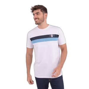 T-shirt a righe tricolori Camberabero