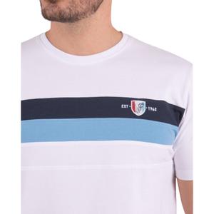 T-shirt com faixas tricolores Camberabero image-3