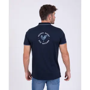 Polo à broderie dos et poitrine Camberabero image-1