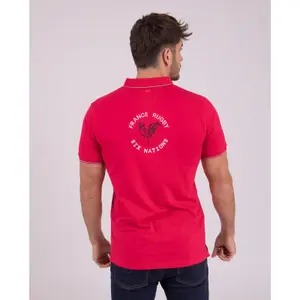 Polo à broderie dos et poitrine Camberabero image-1