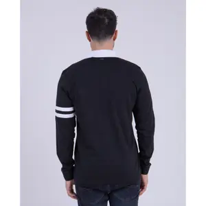 Long-sleeved polo with a contrasting collar Camberabero image-3