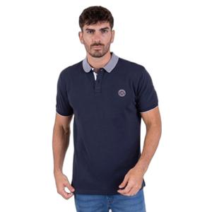 Polo med stribet krave Camberabero