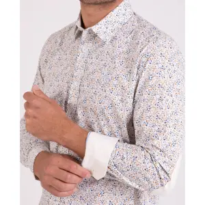 Floral long-sleeve shirt Camberabero image-2
