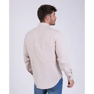 Solid Long Sleeve Shirt with PVC Chest Badge Camberabero image-5