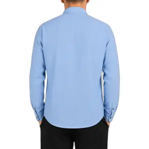 Long-sleeved plain shirt with floral details Camberabero