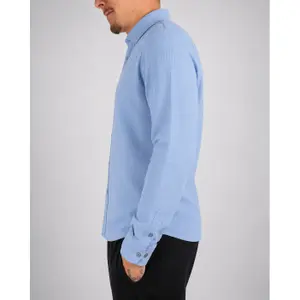 Long-sleeved plain shirt with floral details Camberabero image-1