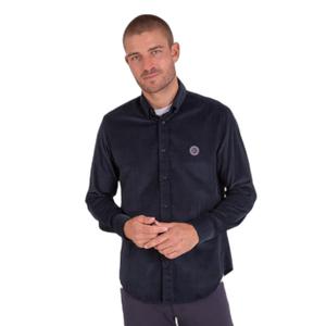 55716-b-marine-plain-textured-long-sleeve-shirt-camberabero-b-marine