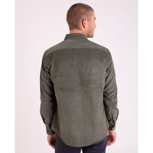 Plain textured long-sleeve shirt Camberabero image-1