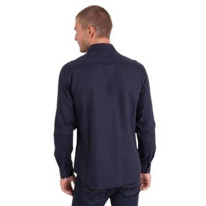 Long-sleeved plain shirt with floral details Camberabero image-1