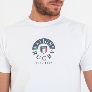 T-shirt with rugby nations print on chest Camberabero image-2