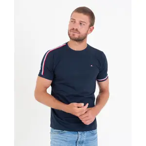 T-shirt uni détails tricolores print six nations Camberabero image-0