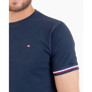 T-shirt uni détails tricolores print six nations Camberabero image-2