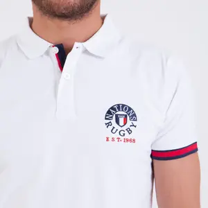 Poloshirt met rugbyopdruk op de borst Camberabero image-2