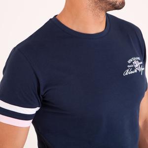 Tricolor straight-sleeve T-shirt Camberabero image-3