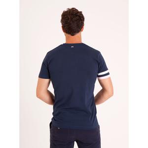 Tricolor straight-sleeve T-shirt Camberabero image-1