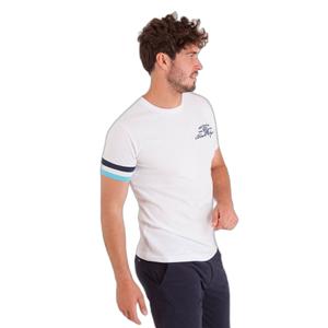 Tricolor straight-sleeve T-shirt Camberabero image-1