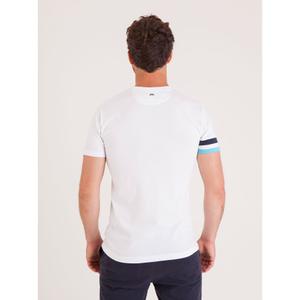 Tricolor straight-sleeve T-shirt Camberabero image-2