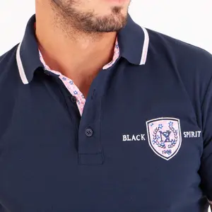 Koszulka polo z nadrukiem i haftem Camberabero image-2