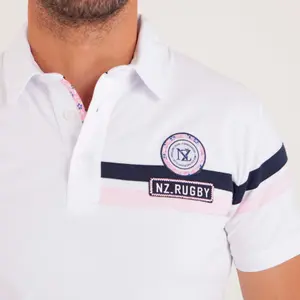 Asymetryczne koszulki polo w paski Camberabero image-3