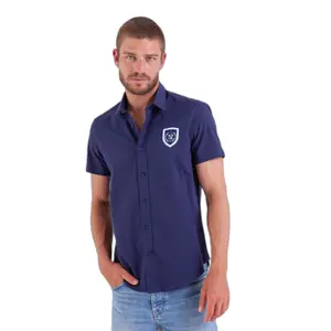 Chemise unie avec écusson Camberabero image-0