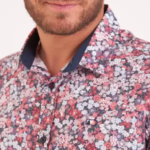 Koszula z długim rękawem w kwiaty Camberabero image-2