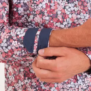 Koszula z długim rękawem w kwiaty Camberabero image-4