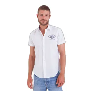 Zwykła koszula seersucker Camberabero image-0