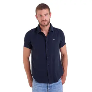 Bawełniana koszula z wytłaczanego woalu Camberabero image-0