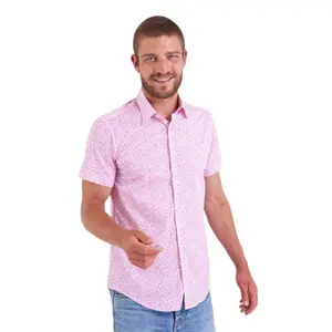 Popelinowa koszula z nadrukiem Camberabero image-0